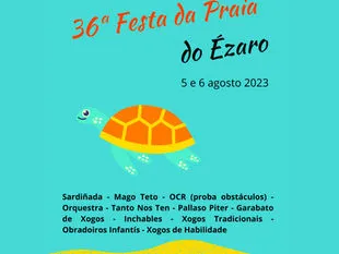 36ª FESTA DA PRAIA DO ÉZARO.
